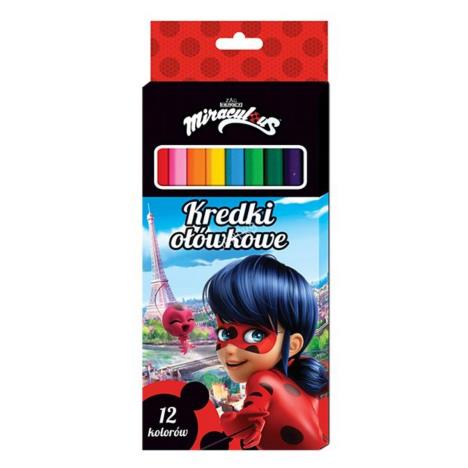Miraculous Ladybug 12 Colouring Pencils Set £1.49